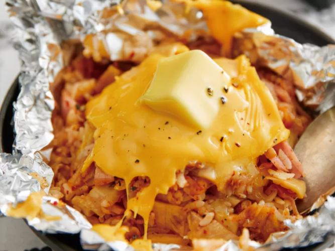 韓式泡菜乳酪炒飯