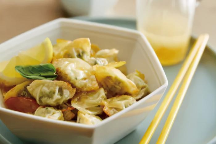 炸水餃佐柚子醬